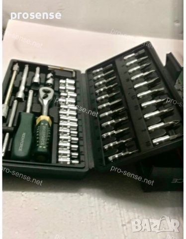 Гедоре Комплект 1/4″ 46 части Rockforce, снимка 9 - Аксесоари и консумативи - 35627749