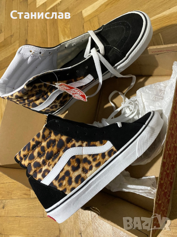 vans sk8-hi leopard, снимка 4 - Кецове - 44736736