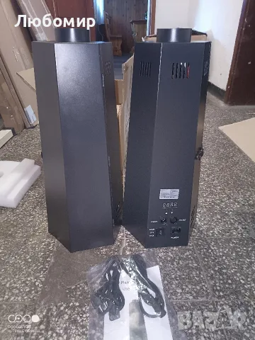 Огнехвъргачка, 2 бр. 150W проектор за пламъци с DMX управление, DJ Jet машина за пламъци за , снимка 3 - Обзавеждане за заведение - 56125802