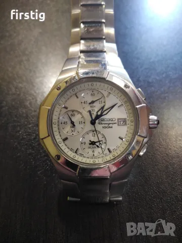 Мъжки Часовник Сейко Seiko 7Т62 Chronograph , снимка 2 - Мъжки - 50032150