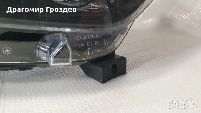 Оригинален, оборудван десен фар (черна версия) за Renault Captur I / Рено Каптюр (2013-2017), снимка 9 - Части - 51131328