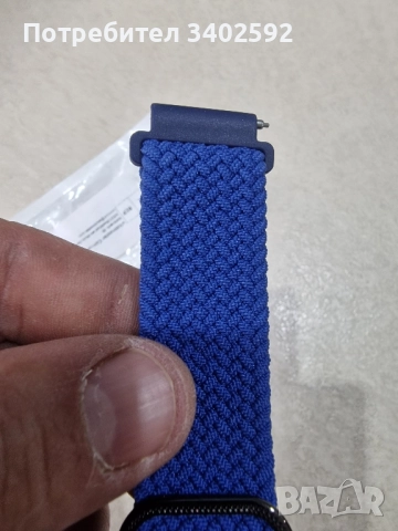 Универсална текстилна каишка за часовник 20мм , снимка 3 - Дамски - 51923254