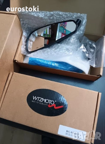 Мотоциклетни огледала WTZMOTO, комплект 2 броя огледало за кормило на мотоциклет, 8 мм, снимка 7 - Аксесоари и консумативи - 52148511