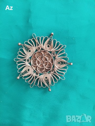 Сребърен медальон , снимка 1