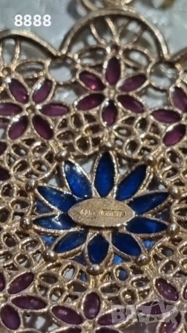 Оригинални сребърни Флорентински филигранни обеци, снимка 6 - Обеци - 44218207