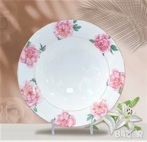 ВИНТИДЖ СЕРВИЗ ЗА СЪДОМИЯЛНА МАШИНА - КОСТЕН ПОРЦЕЛАН , снимка 12 - Сервизи - 21377723