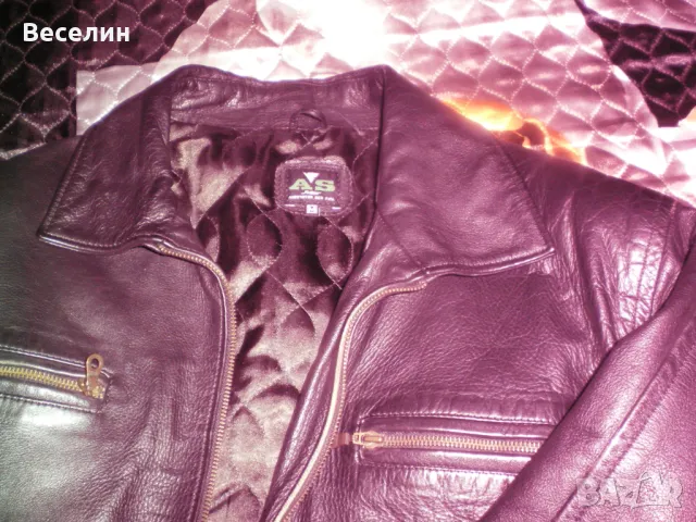 Мъжко кожено яке естествена кожа , снимка 3 - Якета - 50348518
