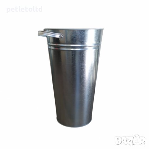 Градински кош за отпадъци с капак и дръжки (сет от 3 бр), снимка 1 - Железария - 39839735