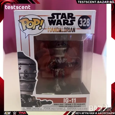 Funko POP! Star Wars The Mandalorian IG-11 фигурка 328 Междузвездни Войни, снимка 9 - Фигурки - 49419295