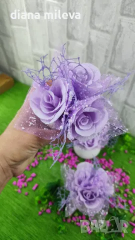 Бюджетен подарък в любимото лилаво!!, снимка 8 - Декорация за дома - 48596041