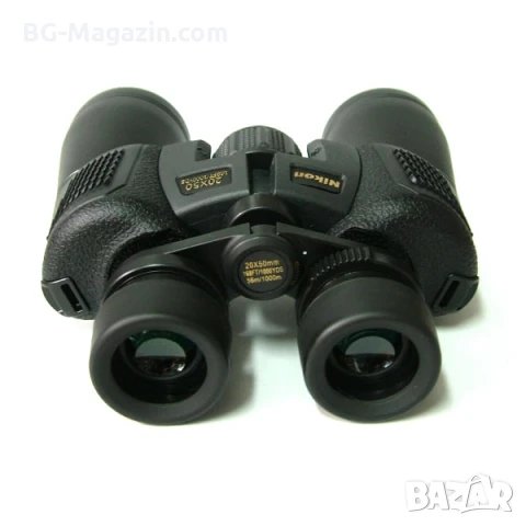Мощен ловен бинокъл NIKON 20×50 за лов птици туризъм далечни разстояния BAK-4 призма професионален, снимка 10 - Екипировка - 50930544