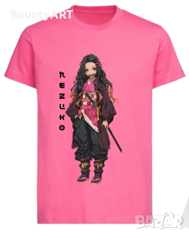 Тениска аниме- Незуко, снимка 3 - Тениски - 51655324