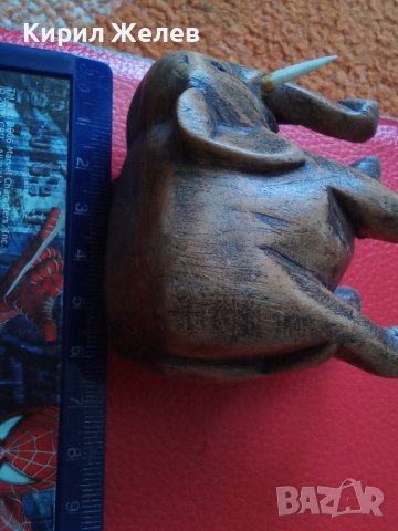 Слонче старо дървено малко 37711, снимка 8 - Колекции - 40616816