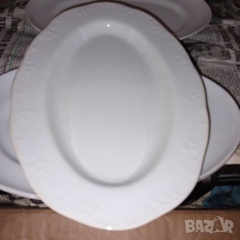 Порцеланови купички и продълговати чинии, снимка 16 - Чинии - 42769253