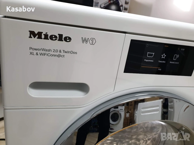 Miele - 9кг - WiFi - TwinDos - Пералня Миеле 12м Гаранция, снимка 14 - Перални - 53128891
