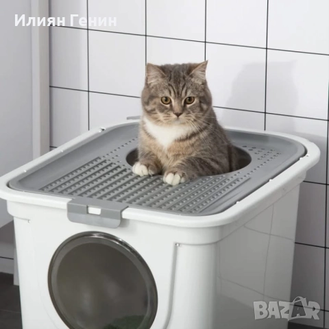 Кутия за котешка тоалетна, снимка 2 - За котки - 52666959