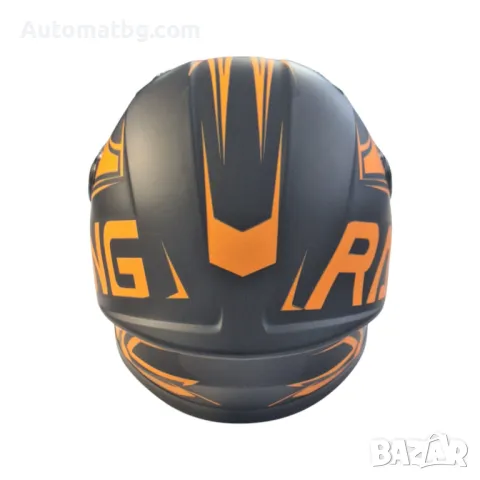 Детска каска Automat, Пистова, Черен с оранжево, Мат, снимка 3 - Аксесоари и консумативи - 49486243