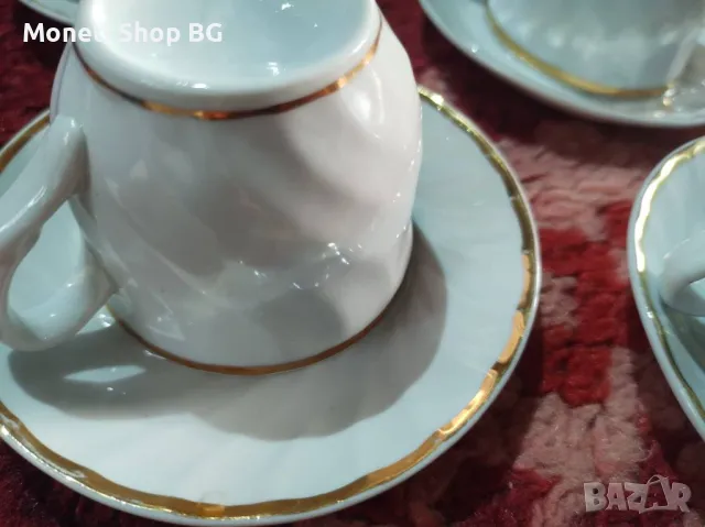 4-ри чаши с чинийки, снимка 6 - Сервизи - 48885398