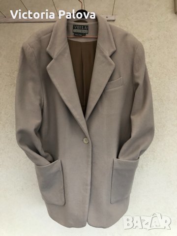 Италия,супер сако-палто VOLLA CACHMERE, снимка 7 - Сака - 31061393