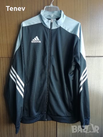 Оригинално черно Адидас горнище Adidas M, снимка 1 - Спортни дрехи, екипи - 33751070