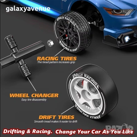 BMW RC количка с дистанционно управление, Дрифт количка 1:24, снимка 5 - Коли, камиони, мотори, писти - 53366627