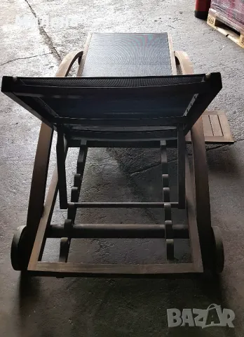 Шезлонг , дървен, снимка 2 - Градински мебели, декорация  - 48040958