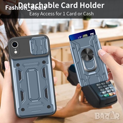 Нов удобен калъф / кейс за iPhone 13 / XR 6,1 инча Айфон с стойка Държач, снимка 7 - Калъфи, кейсове - 37895519