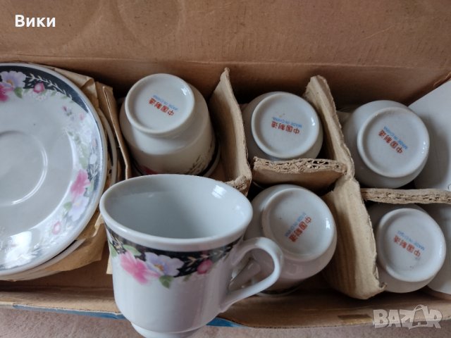 Порцелан , сервиз за кафе Китай , снимка 3 - Сервизи - 35029171