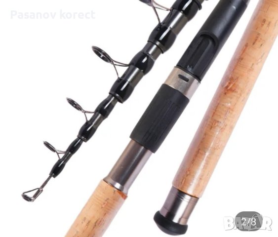 качествен карбонов телескоп 3,6м. (въдица пръчка)