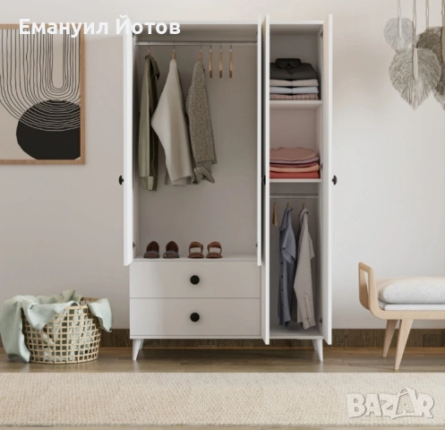 Гардероб (Доставка на всяка страна в България), снимка 2 - Гардероби - 52312248