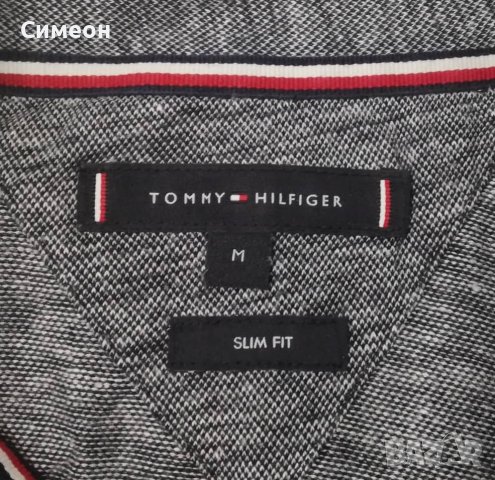Tommy Hilfiger оригинална тениска M памучна фланелка, снимка 3 - Тениски - 37516014