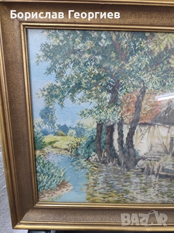 Гоблен запустялата воденица, снимка 2 - Гоблени - 53957760