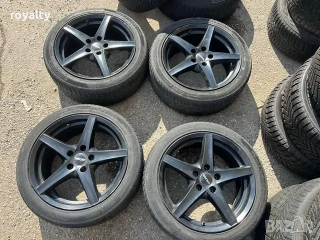 5x112 17 Джанти VW Passat Tiguan Audi A4 A6 Skoda Seat Mercedes ЕТ 35 J 7.5 Централен отвор 74.1 Мар, снимка 6 - Аксесоари и консумативи - 49625728