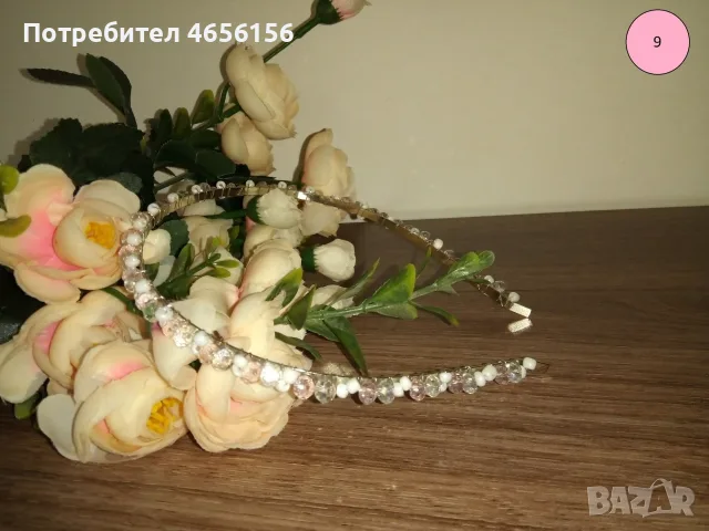Диадеми с перли и кристали 4 €, снимка 9 - Аксесоари за коса - 56543709