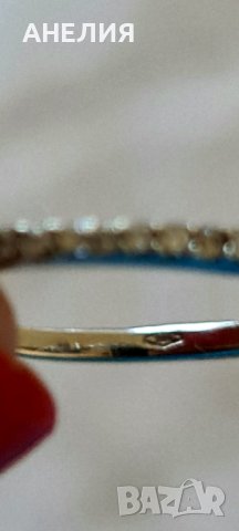 Дамски пръстен бяло злато , снимка 5 - Пръстени - 36981174