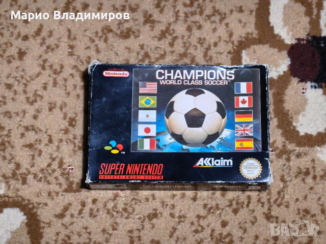 Champions world class soccer pal SNES, снимка 1 - Игри за Nintendo - 44699937