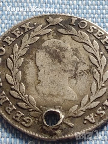Сребърна монета 20 кройцера 1783г. Йозеф втори Будапеща Свещена Римска империя 13746, снимка 2 - Нумизматика и бонистика - 42888252
