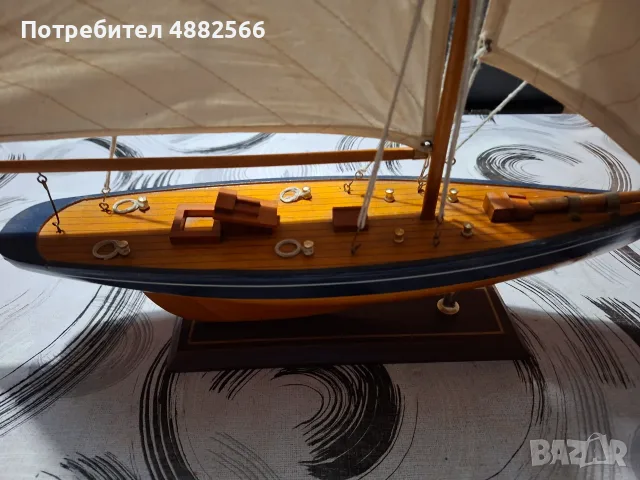 Дървена декоративта яхта, снимка 8 - Декорация за дома - 55795813