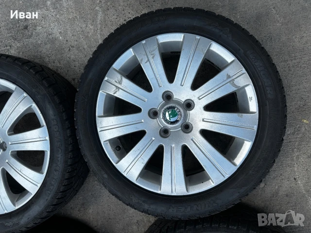 Оригинални джанти Skoda 5x112, снимка 3 - Гуми и джанти - 51184272