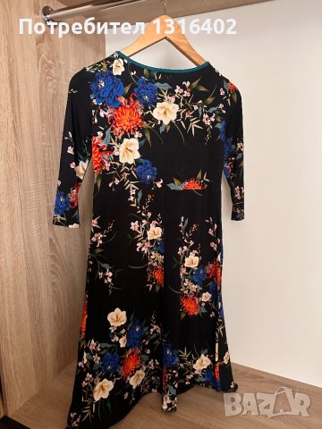 Флорална пролетна рокля Daphne, размер S, снимка 3 - Рокли - 44395675