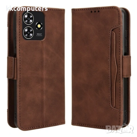 ZTE Blade V50 Design 4G Magnetic Кожен Калъф и Протектор, снимка 4 - Калъфи, кейсове - 53041780