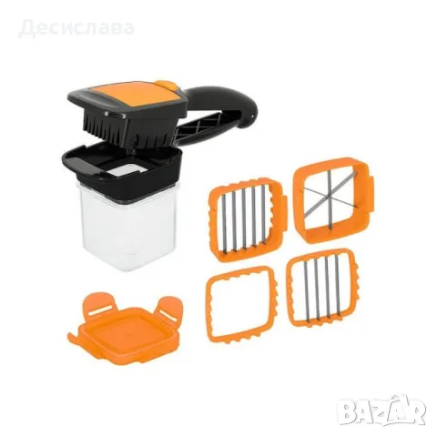 Мултифункционално ренде за плодове и зеленчуци 5 в 1 Genius Nicer Dicer, снимка 6 - Други - 48915306