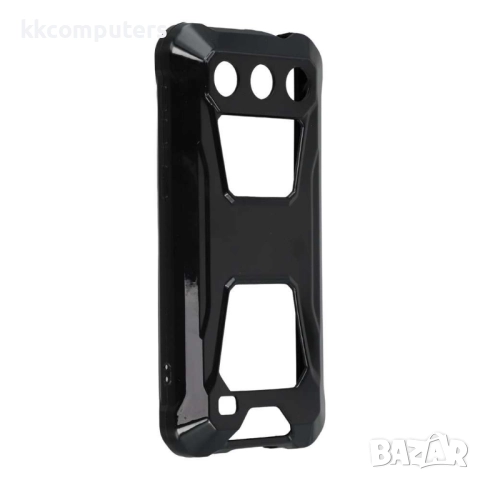 Калъф с протектор за Oukitel G5 – мек TPU удароустойчив калъф, прозрачен или черен, снимка 2 - Резервни части за телефони - 52520543