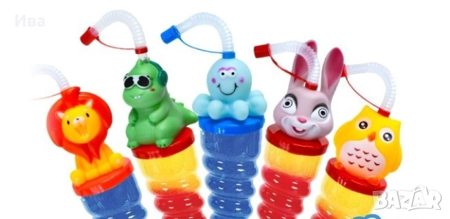 НОВО! Атрактивни пластмасови чаши за скрежина ЖИВОТНИ 350 мл, снимка 6 - Чаши - 54022274