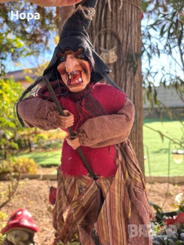 Висяща Баба Яга 50см., снимка 10 - Декорация за дома - 52263960