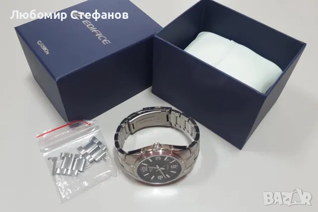 Часовник Casio EF-125D-1AVEG Edifice , снимка 6 - Мъжки - 49660955
