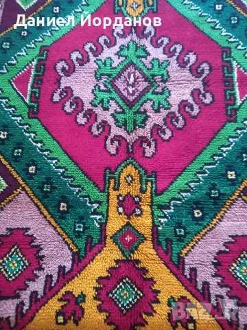 Губер / Китеник - 100% Вълна - Троянска шарка, снимка 3 - Покривки за легло - 52210887