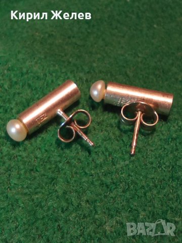 ЕЛЕГАНТНИ СРЕБЪРНИ ПЕРЛЕНИ АР ДЕКО СТИЛ МАРКОВИ ОБИЦИ СРЕБРО 925 ИЗИСКАН БУТИКОВ ДИЗАЙН 21954, снимка 3 - Обеци - 40524077