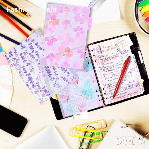 Ново Свързващ лист Разделителни карти Организатор за тефтер и дневник, снимка 4 - Други - 33765027