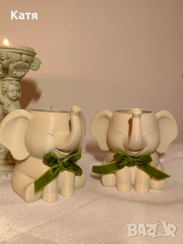 Малки слончета за маса бонбони, свещи, подаръчета за гости, снимка 2 - Декорация за дома - 52878824